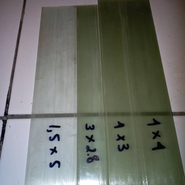 Epoxy fiberglass efg 4mm x 4cm x 130cm