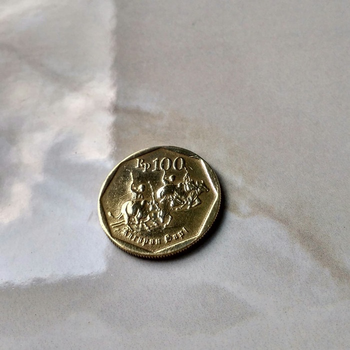 TERLARIS uang koin Rp.100 karapan sapi