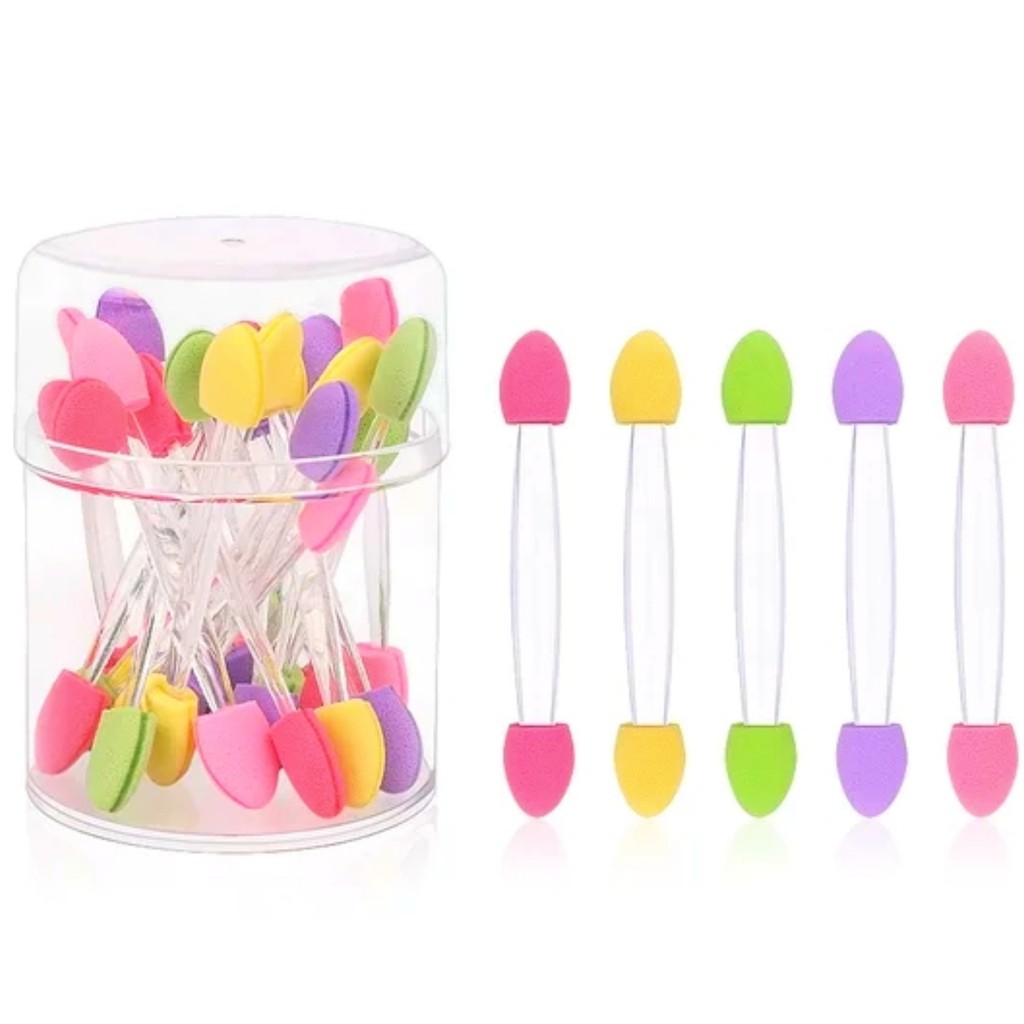 12pc !!! Kuas Make Up Mata Eyeshadow Brush Makeup Eye Shadow Double Busa