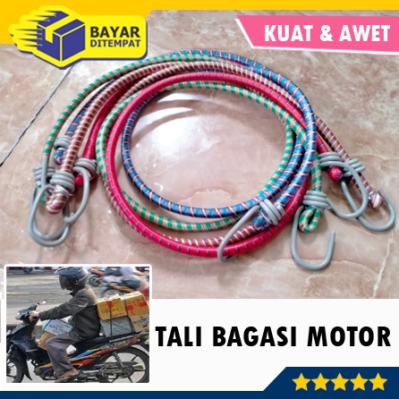 Tali Bagasi Jok Motor Panjang Sepeda 100cm Elatis Ikat Barang Kuat