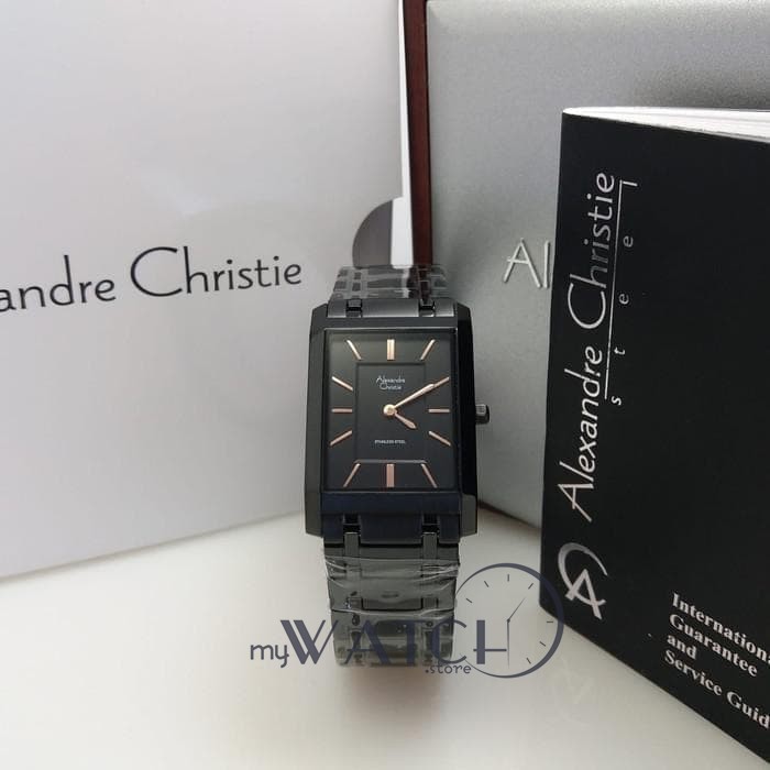 Jam Tangan Wanita Alexandre Christie AC 8606 LH Black