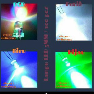 LED LAMPU LAYANG LAYANG LED 5MM 100PCS