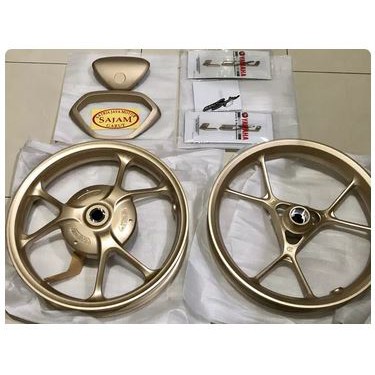 PAKET PARTS LEXI VELG VELK GOLD/EMAS VERSION (LEXI S & LEXI S ABS) ORI YAMAHA