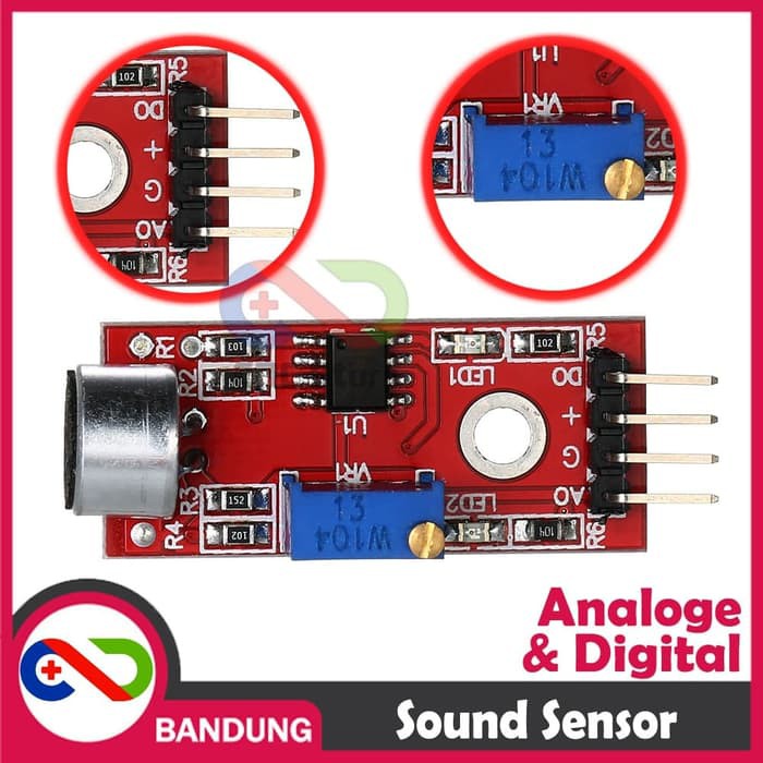 SOUND VOICE DETECTION MICROPHONE SENSOR PENDETEKSI SUARA MODULE