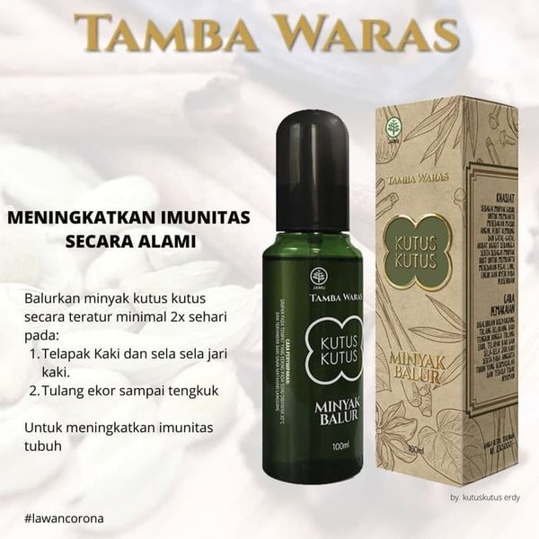 œ211 Minyak kutus kutus Asli Original Healing Oil Tamba Waras Bali -Minyak kutus kutus healing oil