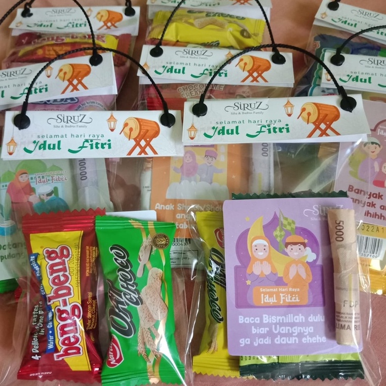 

Amplop Lebaran ANAK SHOLEH lucu / Tas Snack Murah, Bisa Custom Nama / Foto