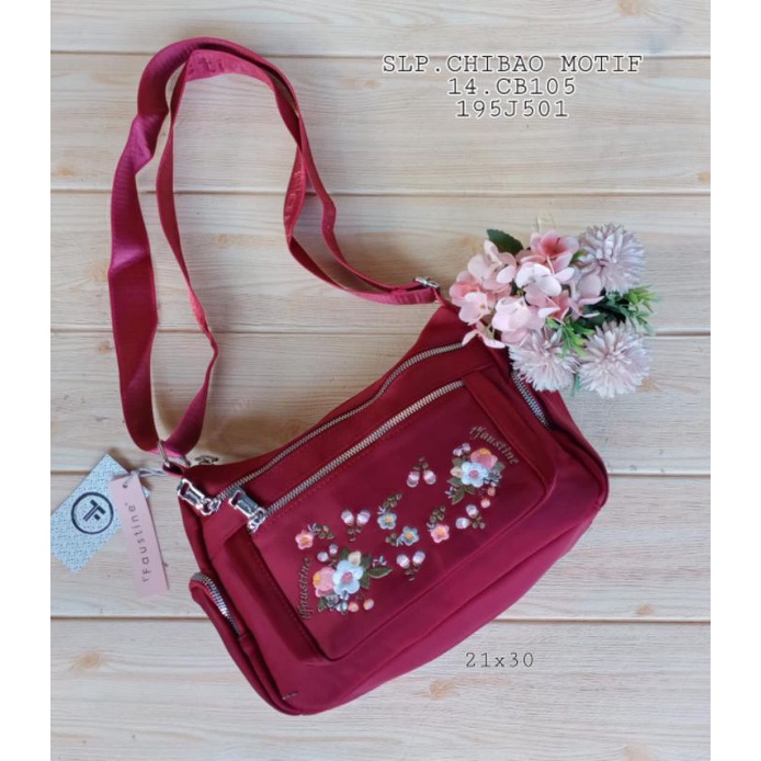 tas selempang sling bag wanita chibao bordir
