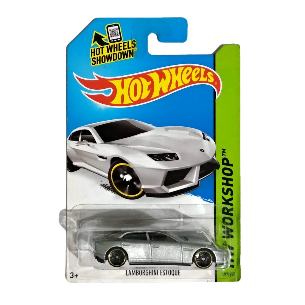 Hot Wheels Lamborghini Estoque Silver HW Workshop Mobil Hotwheels