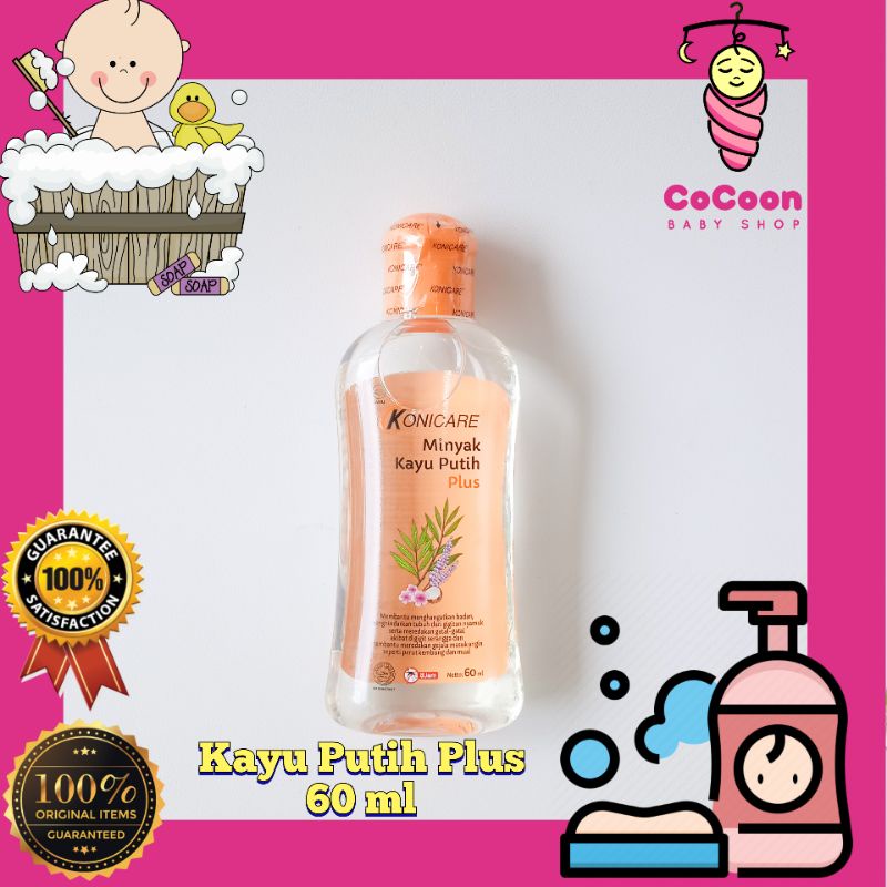 konicare Minyak Kayu Putih Plus 60 ml / Minyak Baby Bayi Menghangatkan Tubuh Anti Nyamuk