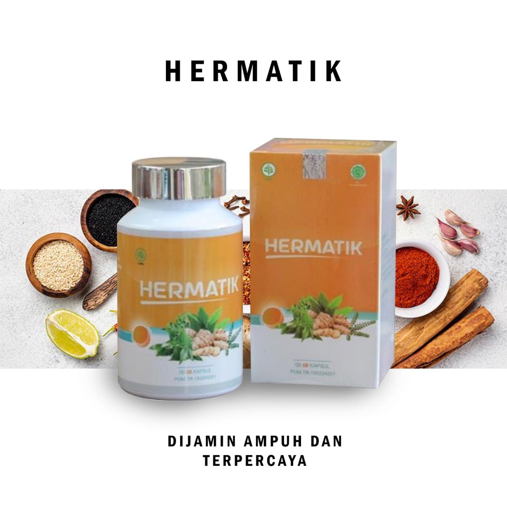 (DIJAMIN ORI) Hermatik Herbal Alami BPOM Rematik Pun Pergi