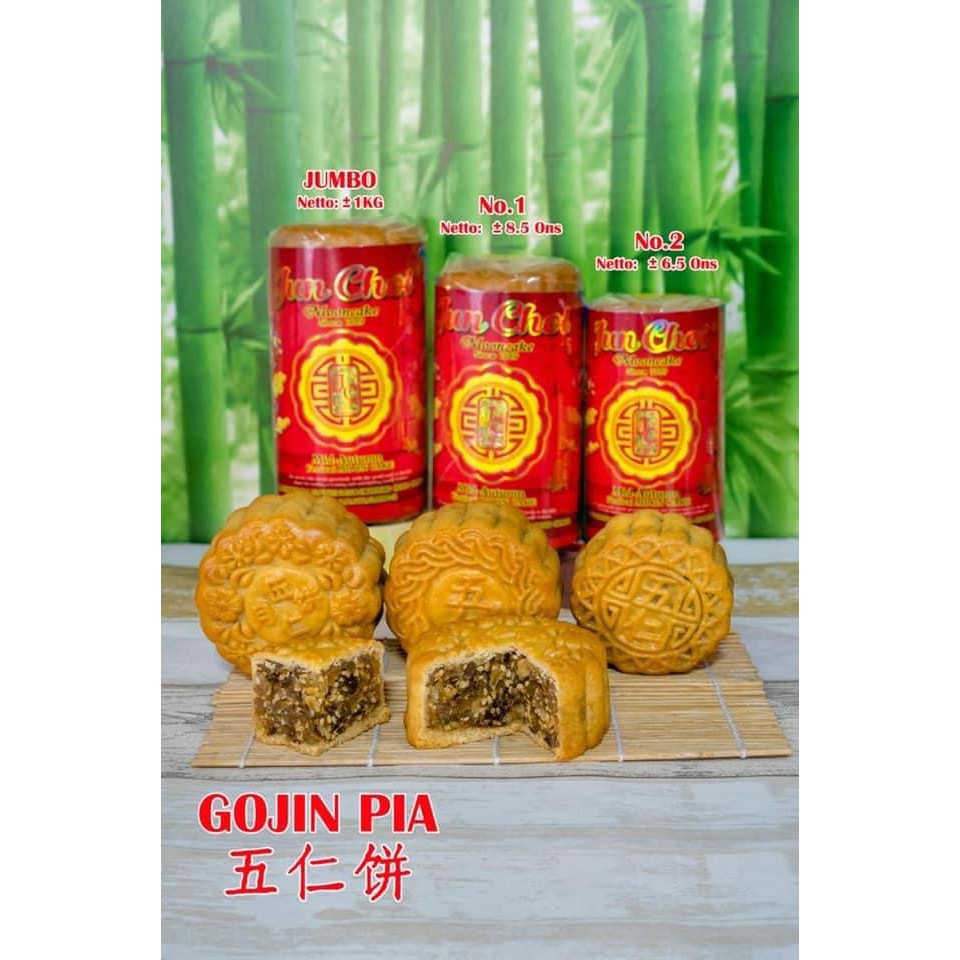 

Kue Bulan Mooncake Tiong Cu Pia Singkawang Jun Choi Uk. Kecil No.2 / Tausapia Gojinpia