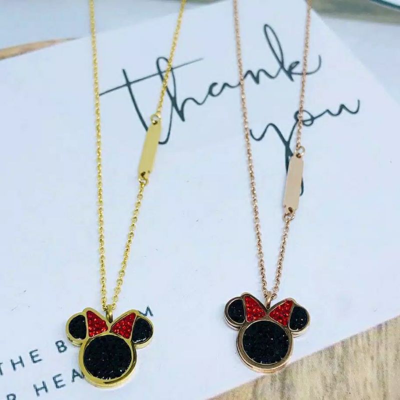 Kalung Liontin Mickey Mouse Mata