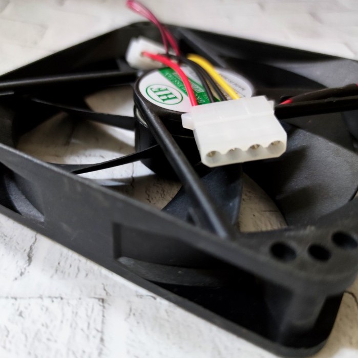 FAN CASING 12CM HITAM / FAN CASE 12 CM / KIPAS CPU + BAUT