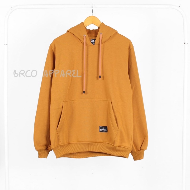 Sweater Hoodie Polos Hoodie Sweater Unisex Pria Wanita Orginal (BAYAR DI TEMPAT)-KUNING KUNYIT