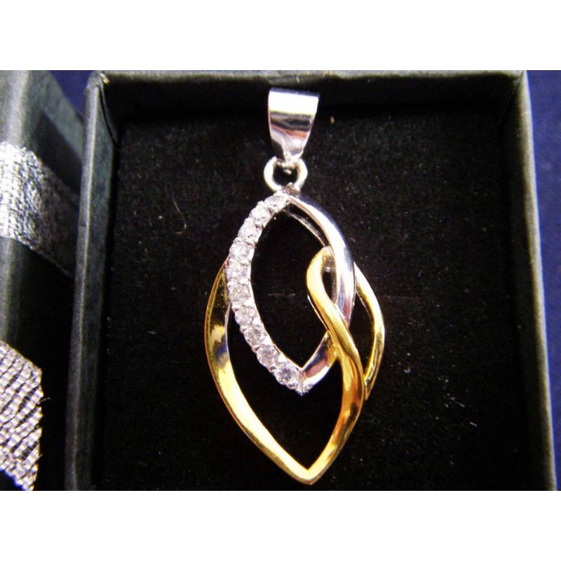 Liontin Perak Asli Lapis Emas 24 Karat - GL013