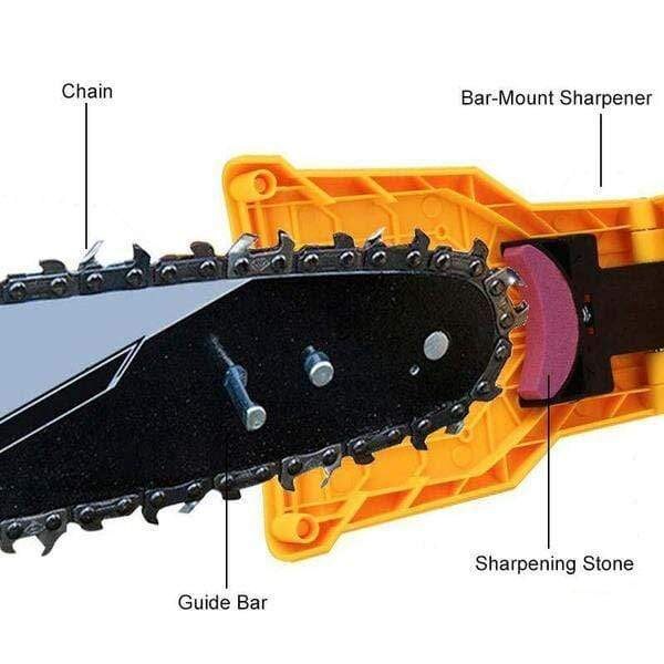 Pengasah Kikir Rantai Chainsaw Sah Asahan Gergaji Rautan Mesin Pertukangan Chain Saw Asahan Chainsaw