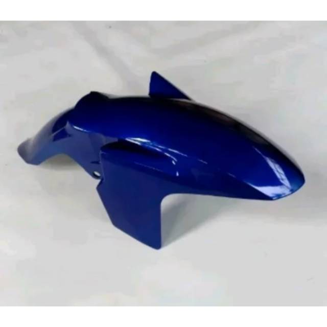 Spakbor depan jupiter mx king 150 biru