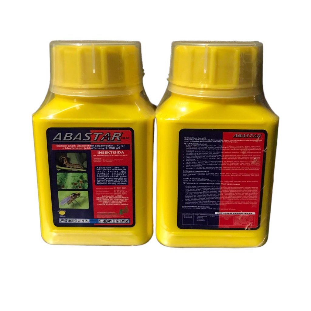 Insektisida Abastar 250ml Mengendalikan Hama Ulat Belalang Penggerek Dll Abamectin 40gr/l Chlorfenapyr 250 gr/l 100% Original  Demolish 18 EC Stadium 18 EC Abacel 18EC DK Fenzo 100 g/l