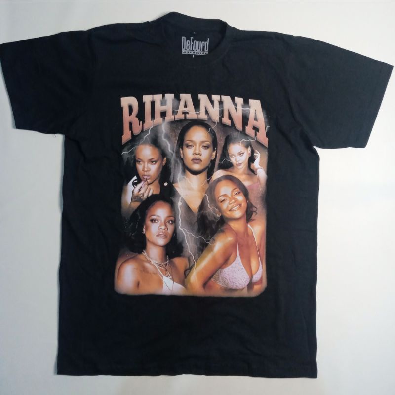 Rihanna Rap Tee/Kaos Musik Hip-Hop RNB Rihanna Oversize