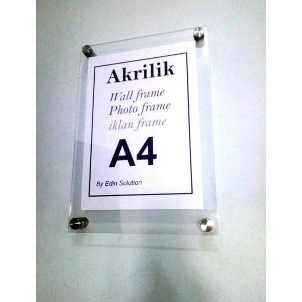 

Akrilik 2Mm Ukuran A4 Dengan Mur Termurah