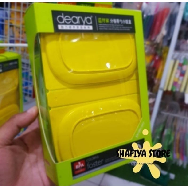 DEARYA Lunchbox With Fork &amp; Spoon Flipflop