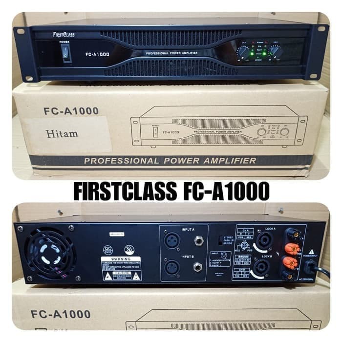 POWER AUDIO SOUND SYSTEM FIRSTCLASS FC A1000 PROFESIONAL