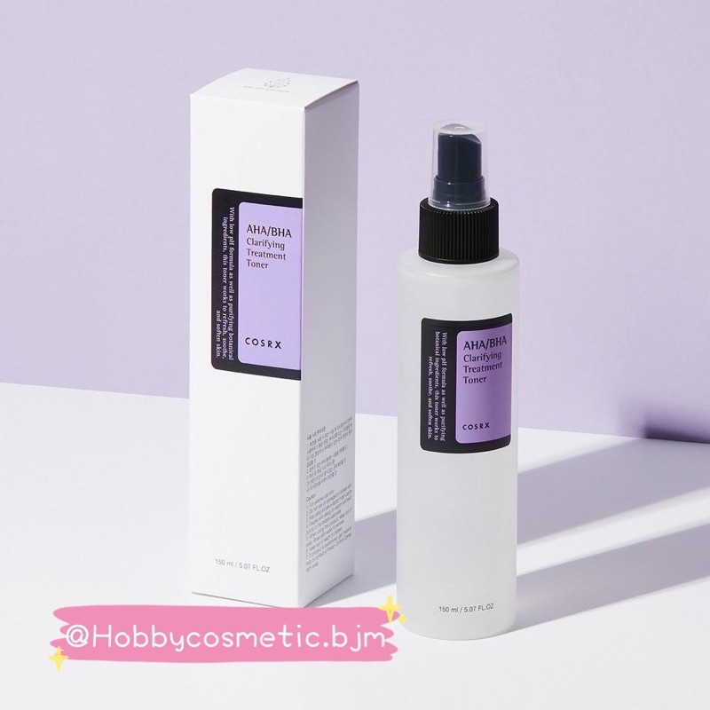 ORI BPOM cosrx Aha Bha clarifying treatment toner 150ml aha/bha 150 ml ungu purple