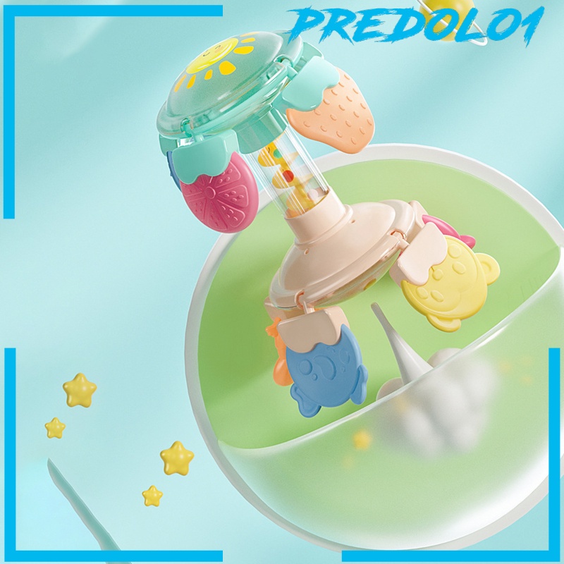 [PREDOLO1] Tooth Plastic Toys Baby Newborn Toddler Molar Stick Shake Bell Toy Baby Gift