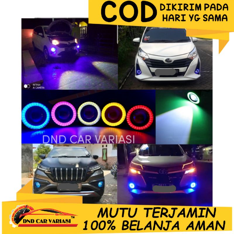 SEPASANG FOGLAMP 89MM VARIASI AYLA CALYA SIGRA AVANZA XENIA ETIOS RUSH TERIOS XL7 ROCKY RAIZE JUKE VITARA CRV SPLASH LUXIO HIACE