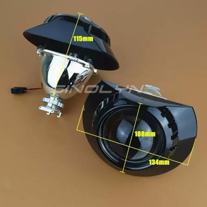 Bi Xenon Projector Retrofit 2.5 Inch Original Untuk Bmw E46 Terbaru