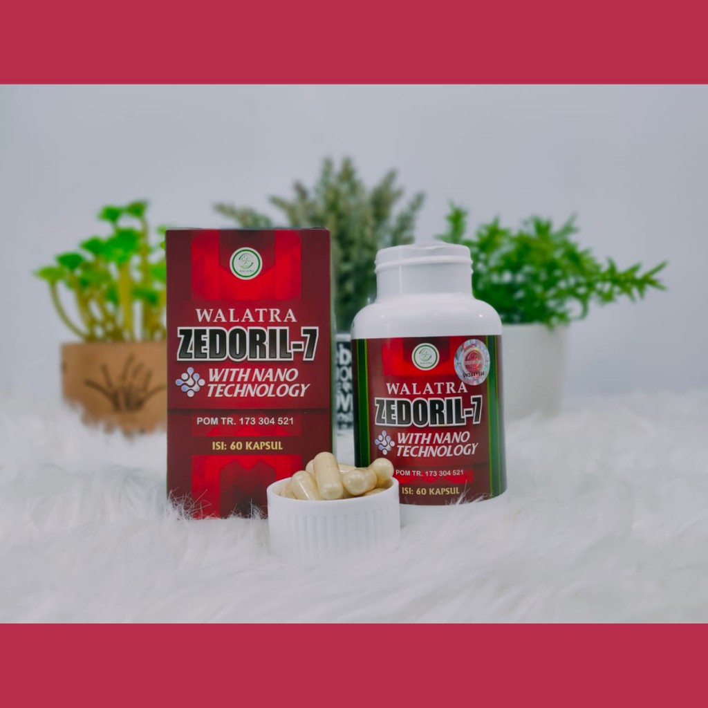 [ ORIGINAL ] Obat Herbal Zedoril 7 | Walatra Zedoril 7 | Herbal Kanker, Tumor Dan Benjolan 60 Kapsul-2