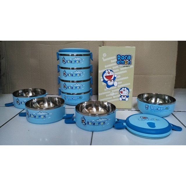 Rantang / Lunch Box Stainless Karakter 4 Susun