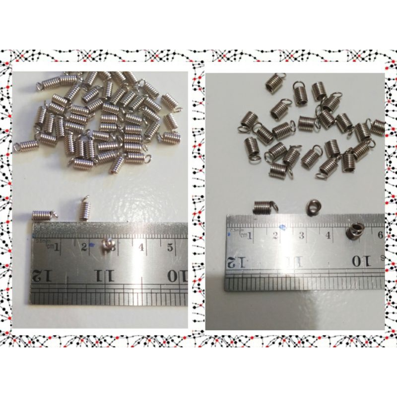 Klep Per / Stopper Per Ujung Tali / penjepit tali spiral per 20gr