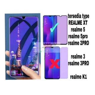 Tempered Glass Bluray Anti Blue Light Full 10D 99D REALME