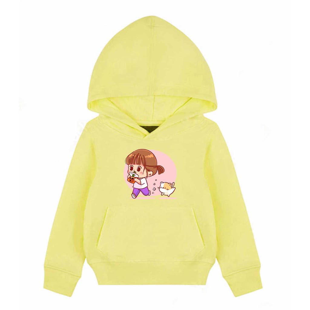 Hoodie Anak Go Run  Sweater Pakaian Fleece Anak