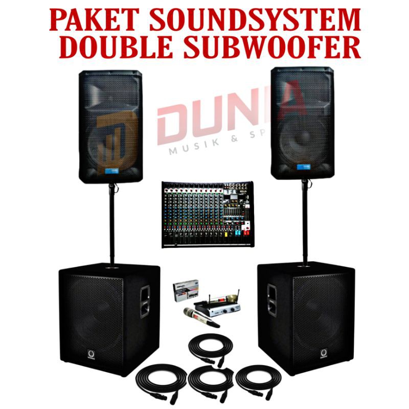 Paket Sound Golden Sound / Paket Double Subwooofer
