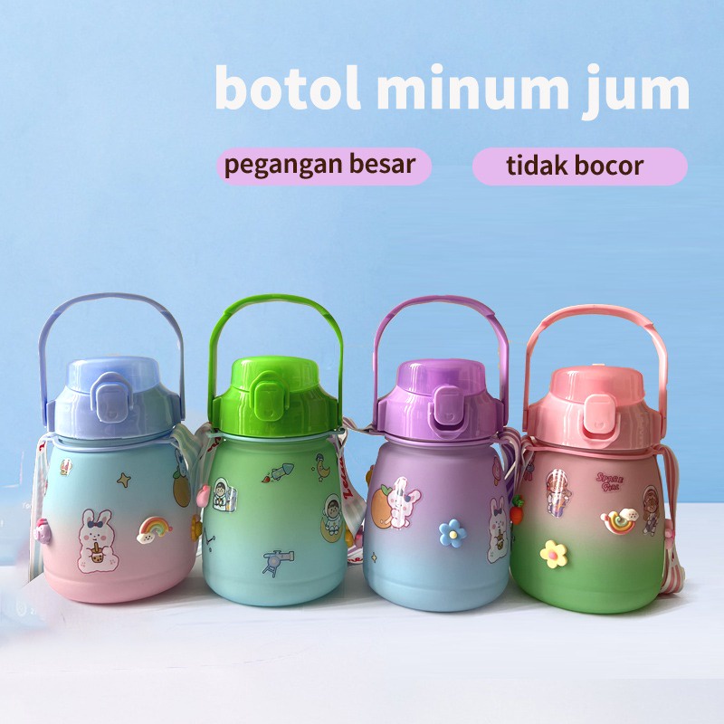 Botol minum GEMOY sticker 1200ml