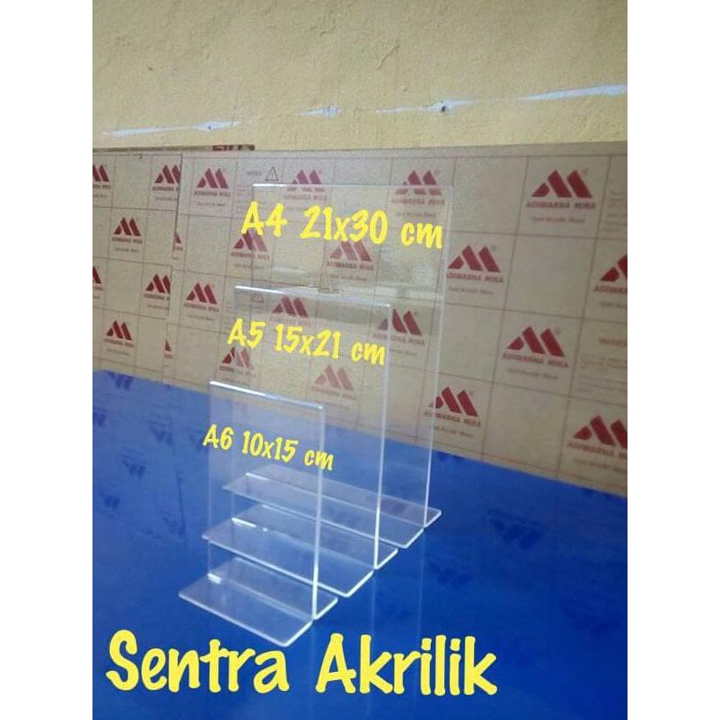 

Acrylic/Akrilik Display A4 uk 21x30 cm ORIGINAL