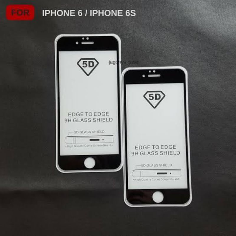 TG TEMPERED GLASS FULL 9D IPHONE 6 6S 6 PLUS
