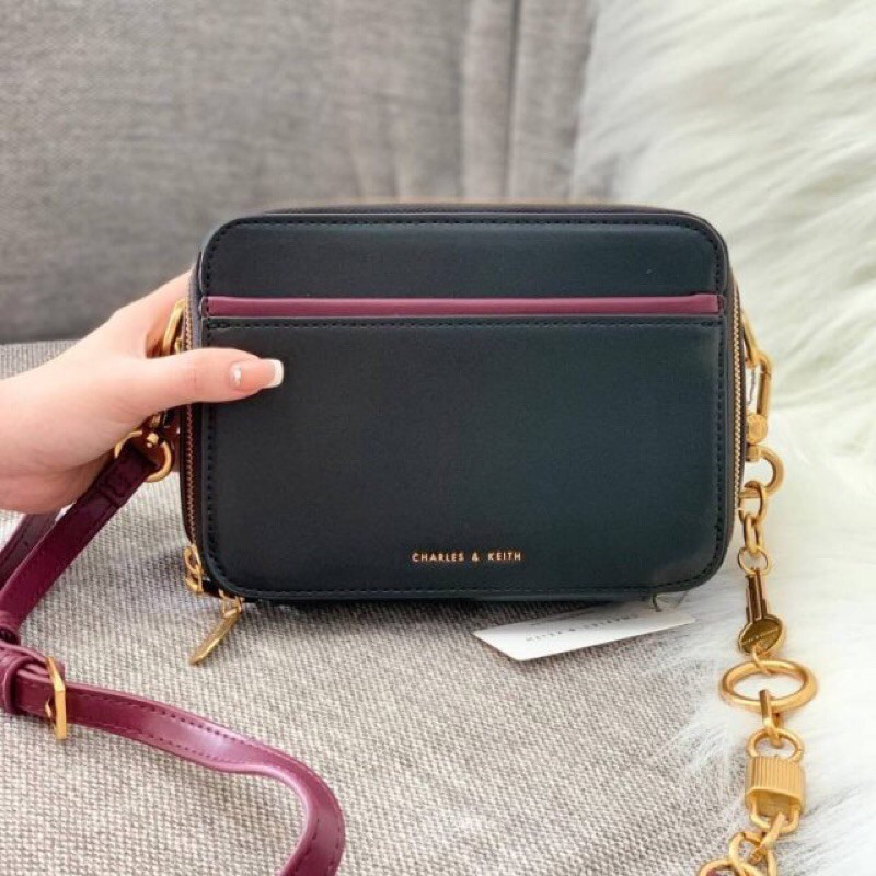 C890 Tas Selempang CharlesnKeith CK Camera Bag