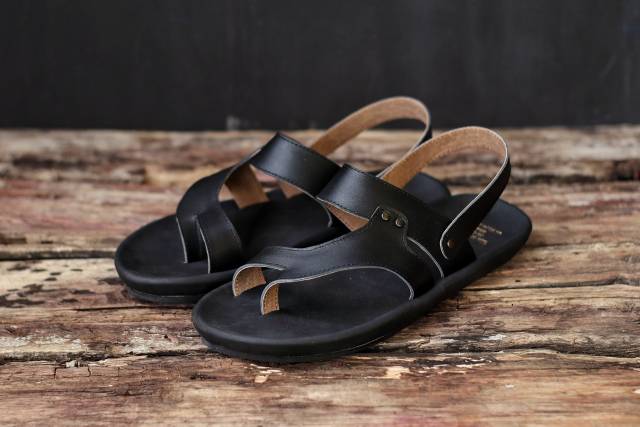 SANDAL KULIT PRIA CEVANY RIOT BLACK BROWN TAN KULIT SAPI ASLI ORIGINAL HANDMADE