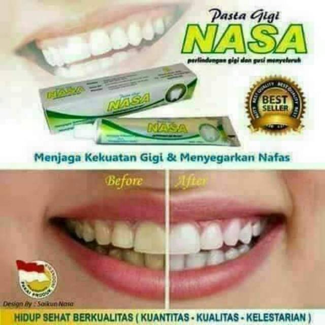 Pasta gigi NASA gigi putih permanen