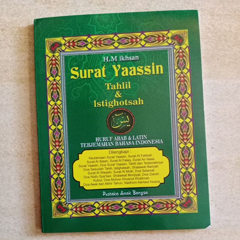 Surat Yasin Tahlil dan Istighosah disertai Asmaul Husna