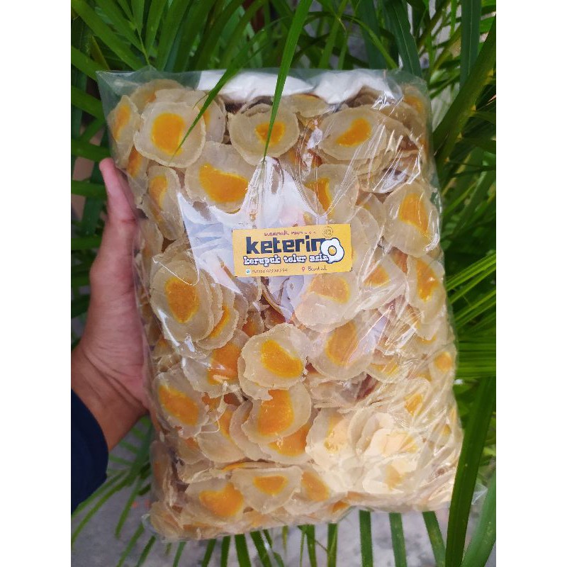 Jual Kerupuk Telur Asin Mentah Shopee Indonesia