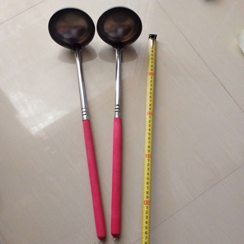 Sendok sayur, Irus kuah bakso gagang kayu panjang +-47 cm
