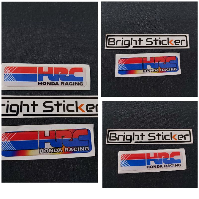 STICKER EMBLEM HRC FILTER TIMBUL 3D