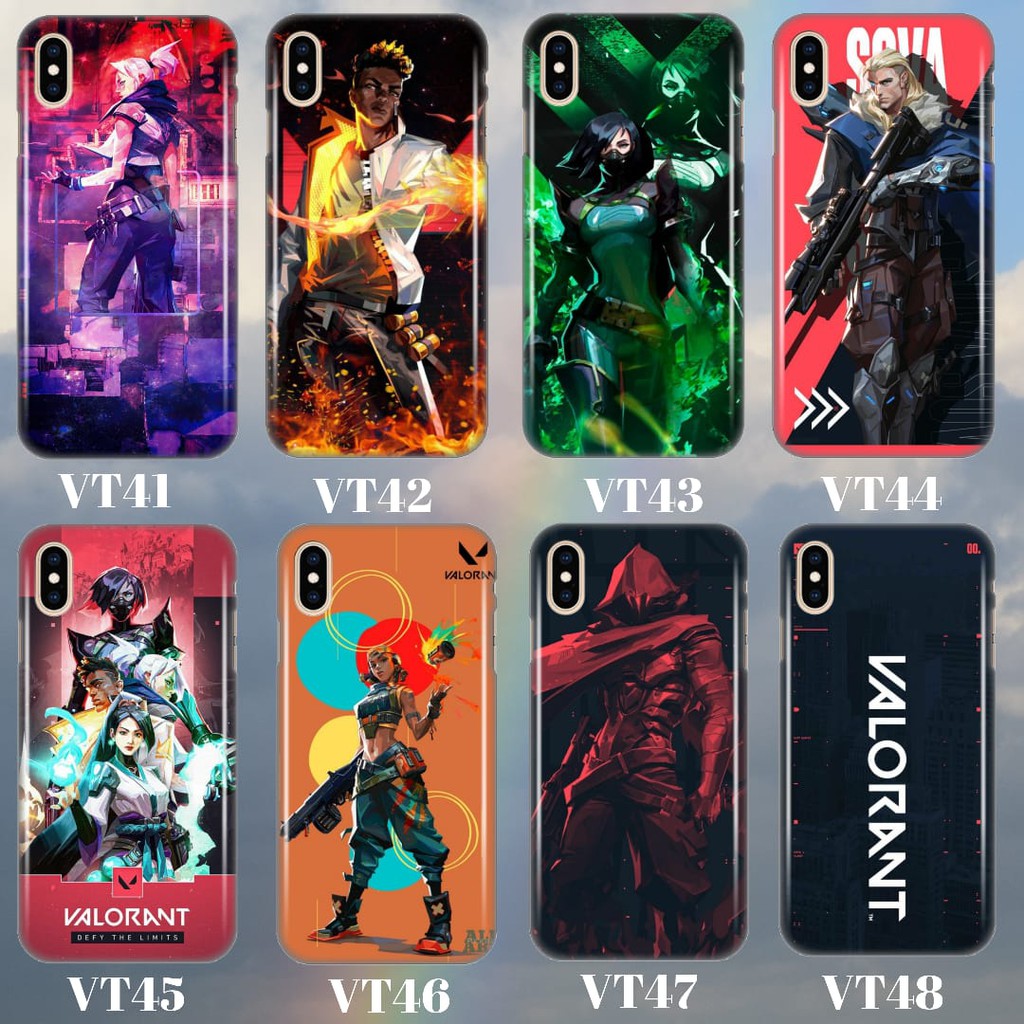 custom case valorant vivo v15,v15 pro,v17,v17 pro,v19,vivo s1,s1 pro,z1 pro case glass premium
