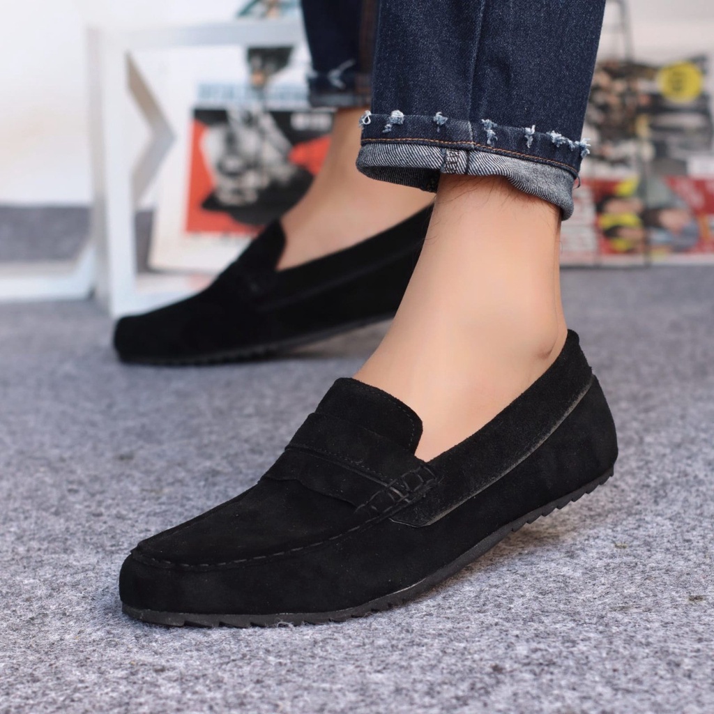 LOPERS|Sepatu Casual Slip On Pria Keren Original Kekinan Model Slop Mocasin Tali Santai Murah