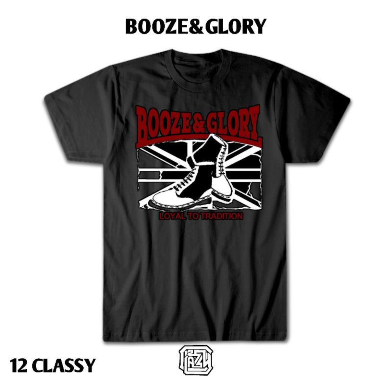 T-shirt musik | Boozeglory | Band | Punk | Metal | Hardcore | Skinhead