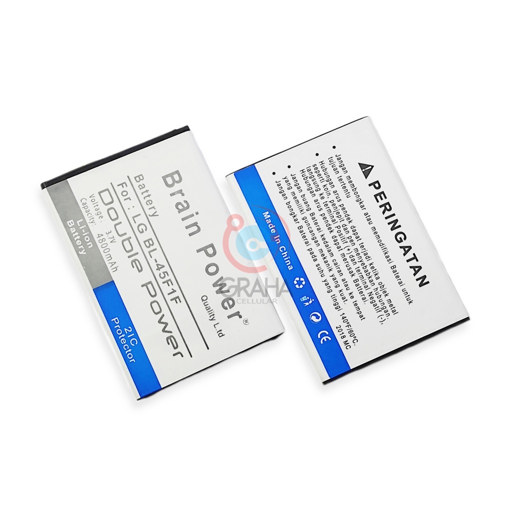 BATERAI / BATTERY / BATRE LG K4 / BL-45F1F DOUBLE IC BRAIN POWER